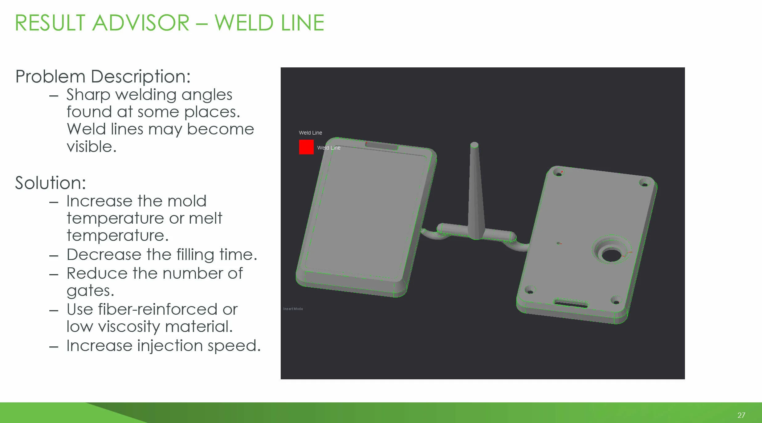 Flow Front and Weld Lines