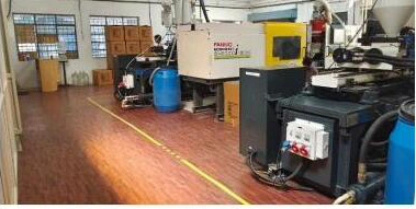 Injection molding machines production setup