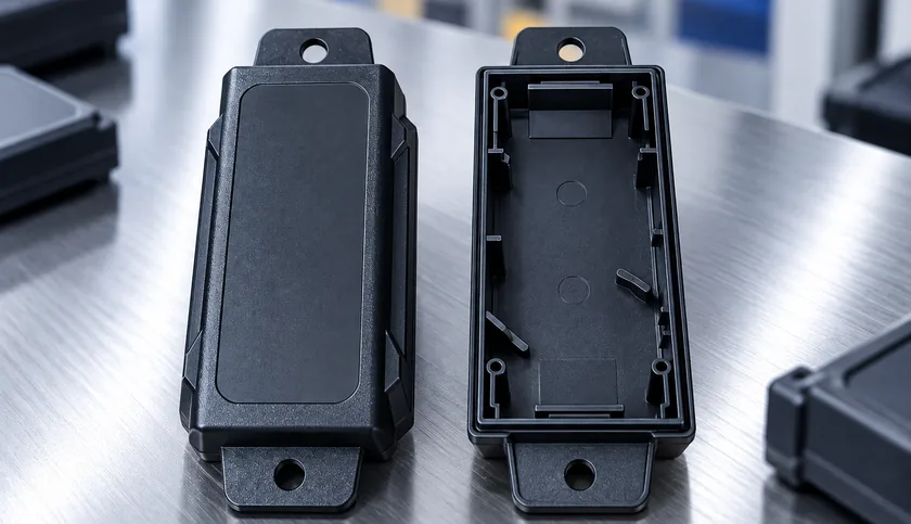 Glass-filled nylon IP67 enclosure for industrial electronics
