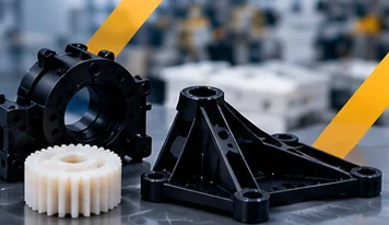 Injection molded engineering components